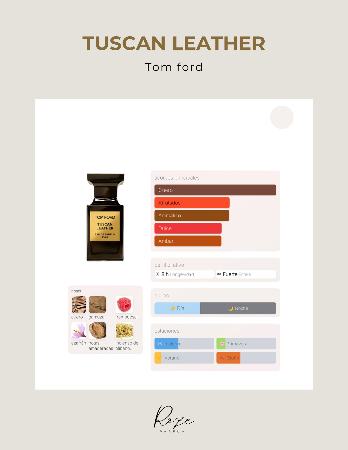 547 Roze inspirado en TUSCAN LEATHER TOM FORD