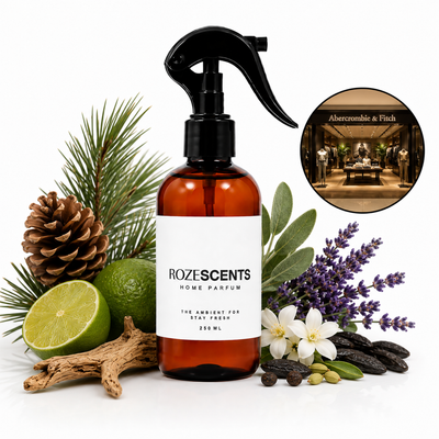 Mahogany Teakwood (abercrombie) Ð Roze Parfum Aromatizante Ambiental 250 ml | Intensidad Amaderada Sofisticada
