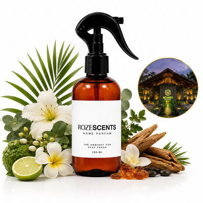 Xcaret – Roze Parfum Aromatizante Ambiental 250 ml | Té Oscuro Elegante y Profundo