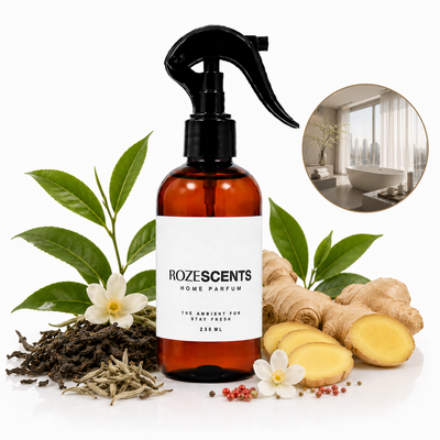 White Tea & Ginger (metropolitan) Ð Roze Parfum Aromatizante Ambiental 250 ml | Fresco Especiado Reconfortante